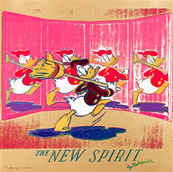 ANDY WARHOL (1928 - 1987) The New Spirit (Donald Duck).                                                                                          